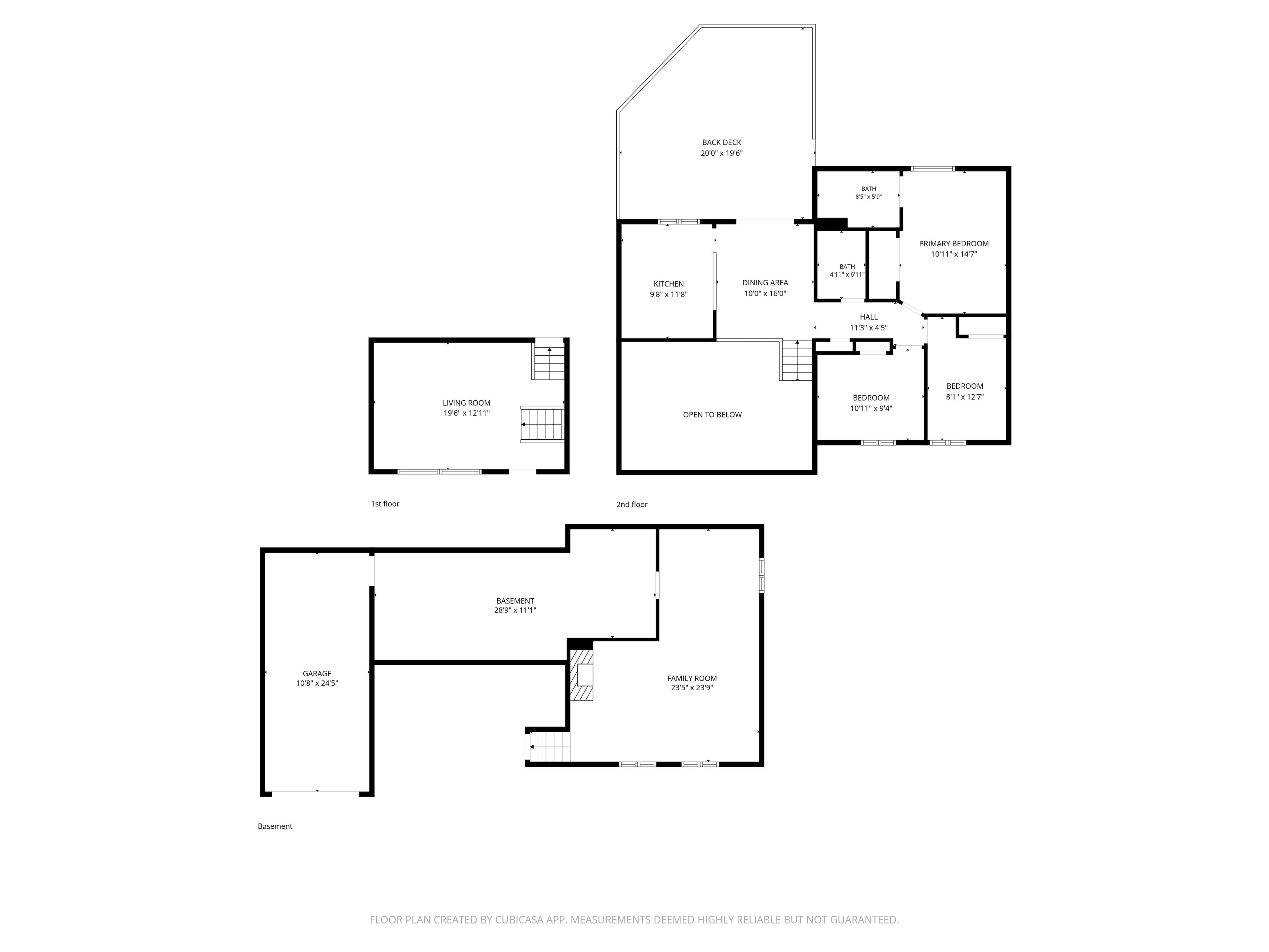 4375 Mill Court floor plan — All Floors