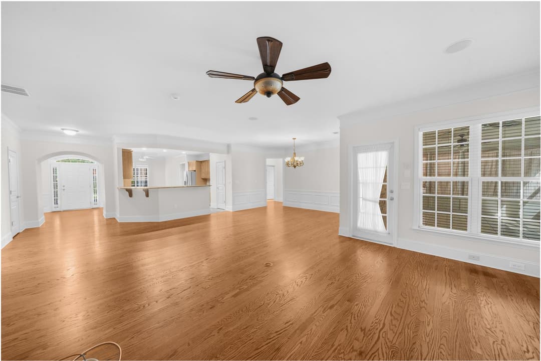 Interior and property view 7 of 6585 Vickery Post Lane, Cumming GA — a ranch home in the Vickery Lake community