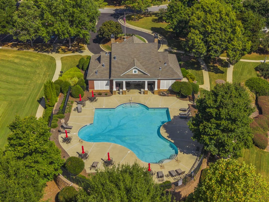 Aerial view 16 of 6585 Vickery Post Lane, Cumming GA — Vickery Lake community