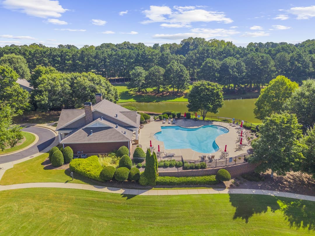 Aerial view 17 of 6585 Vickery Post Lane, Cumming GA — Vickery Lake community