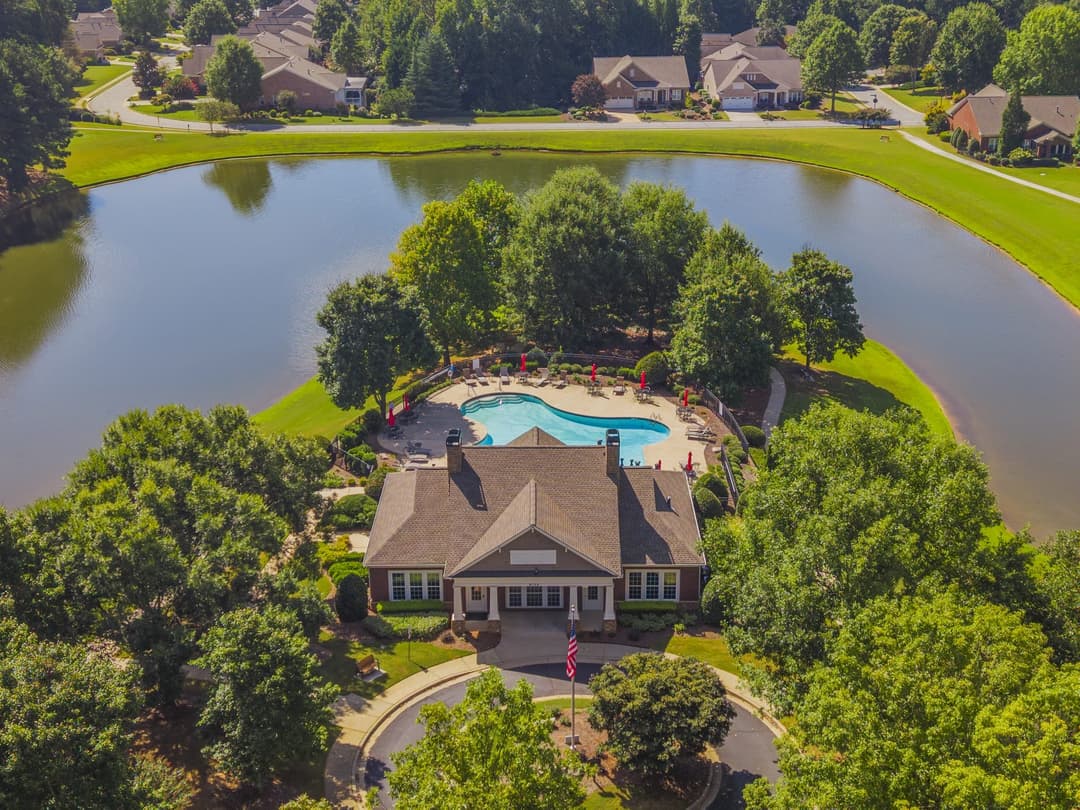 Aerial view 19 of 6585 Vickery Post Lane, Cumming GA — Vickery Lake community