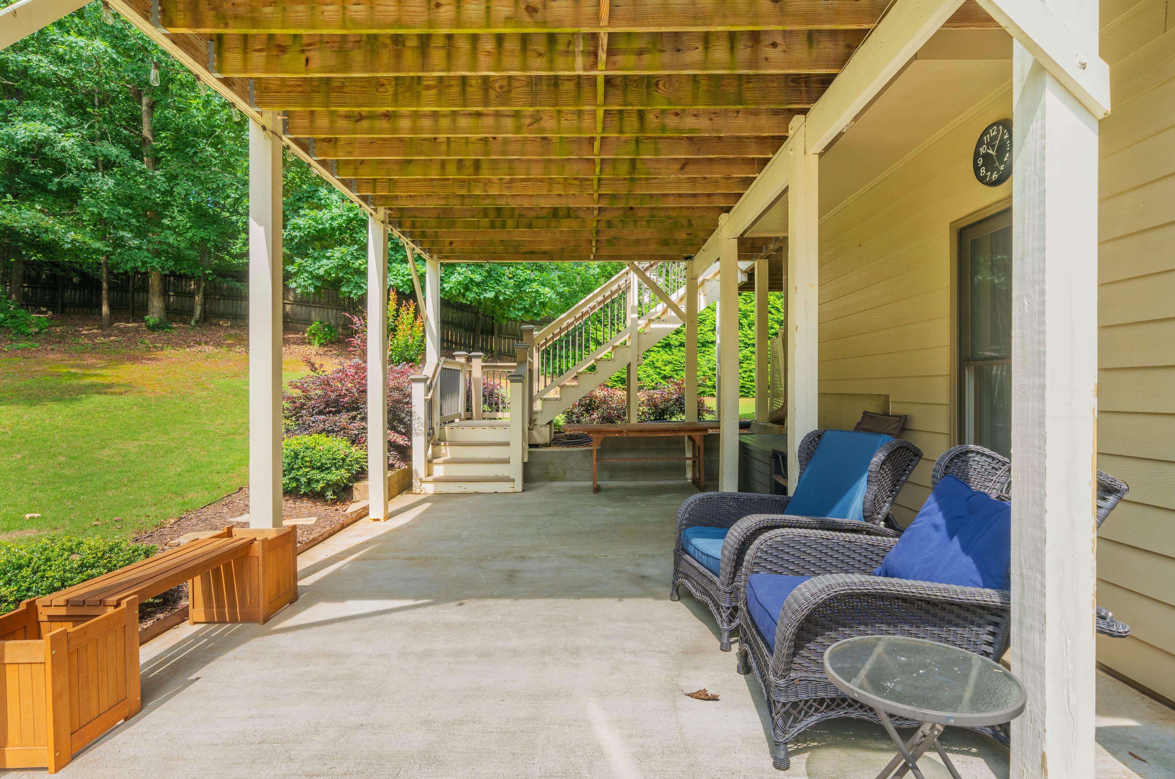 7530 Wandering Oak Way — terrace level & outdoor