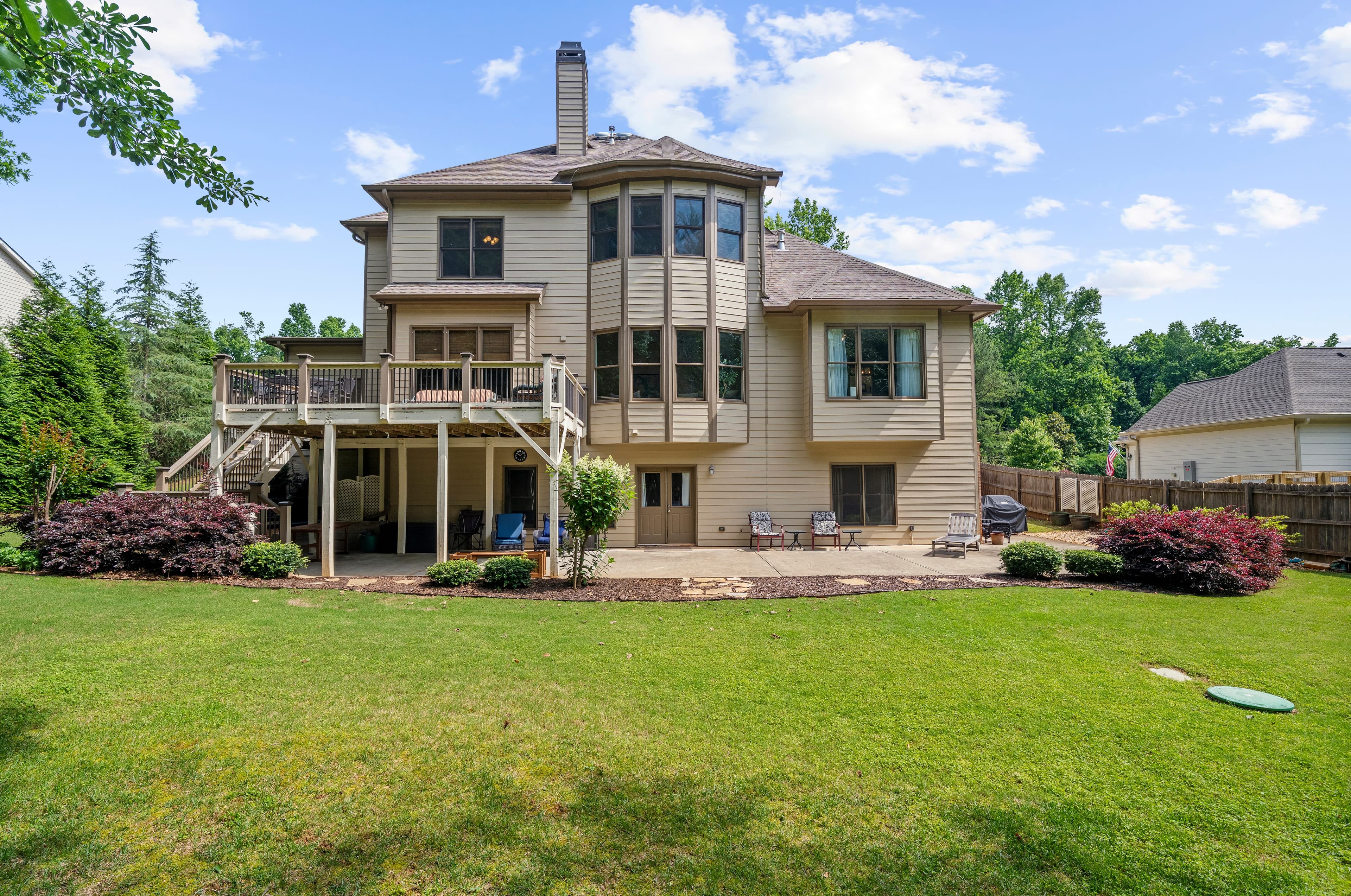 7530 Wandering Oak Way — terrace level & outdoor