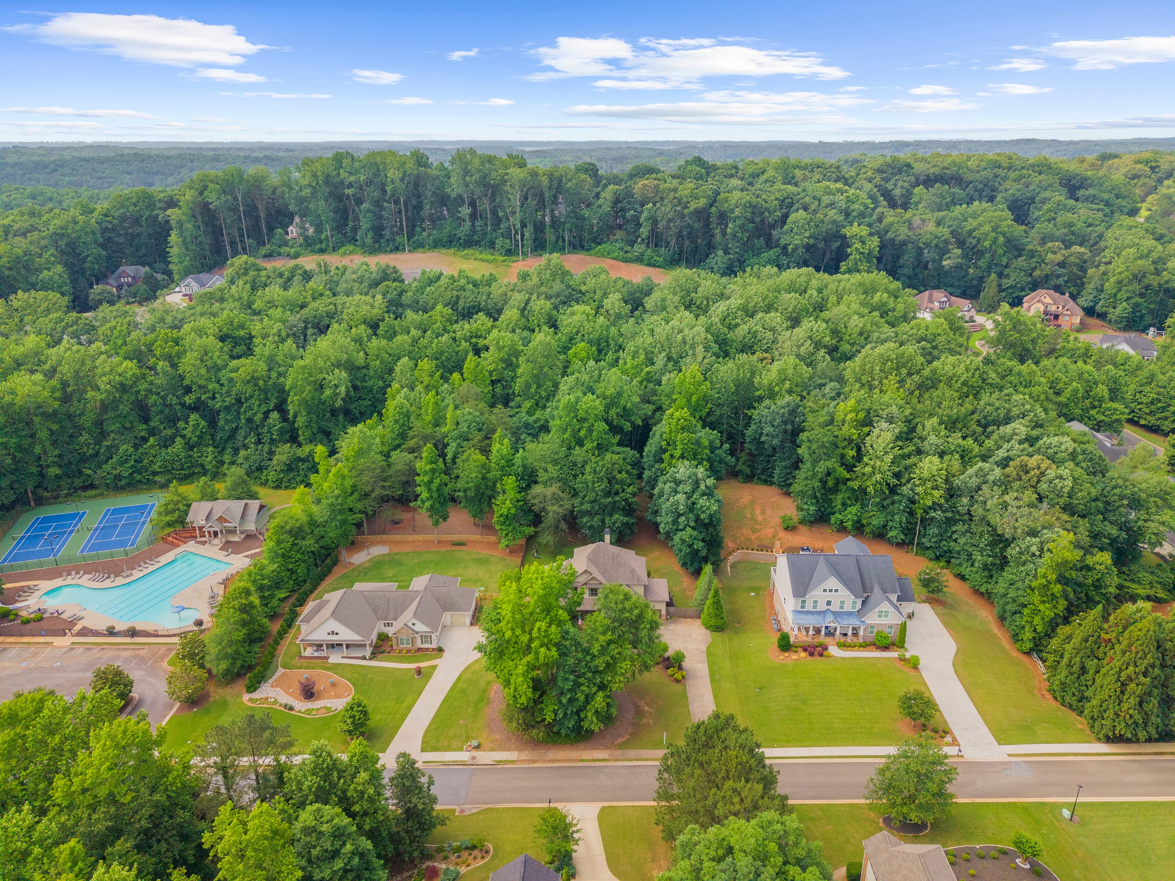 7530 Wandering Oak Way — aerial views
