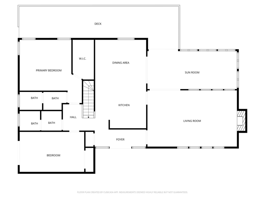 7865 Robin Rd Main Level floor plan