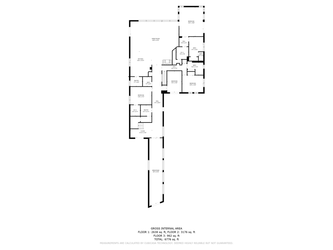 Entertainer's Delight floor plan — 2nd floor 3780 casaroga drive cumming