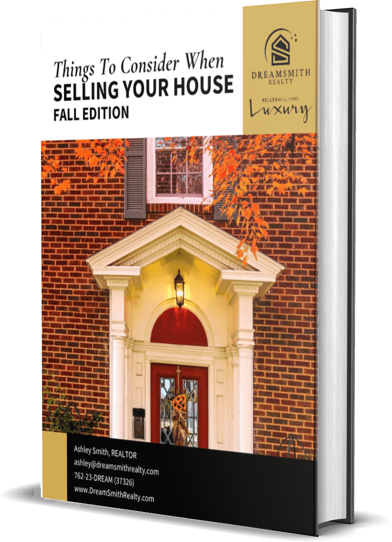 Cover of the DreamSmith Realty guide 'Things To Consider When Selling Your House', fall edition