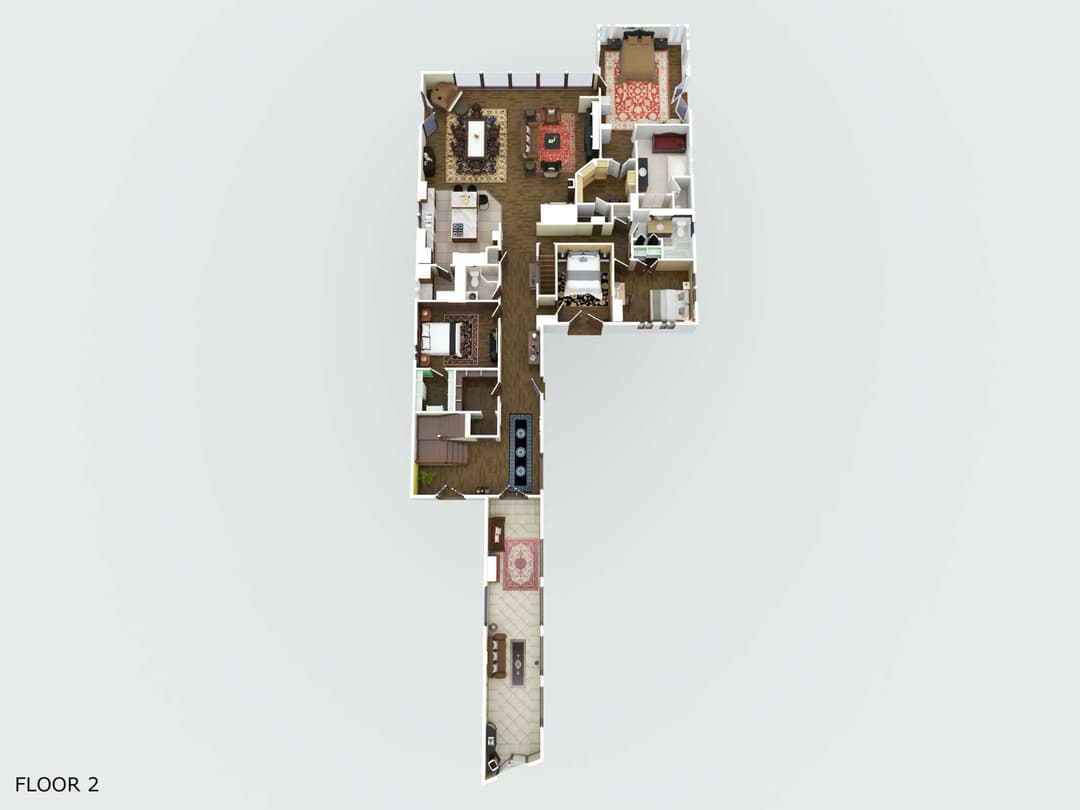 Entertainer's Delight floor plan — 020 3780 casaroga main floor