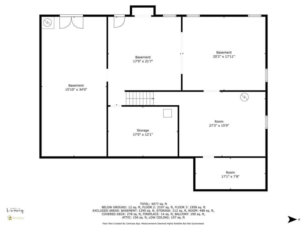 Custom-Built Lake Oasis floor plan — Terrace Level