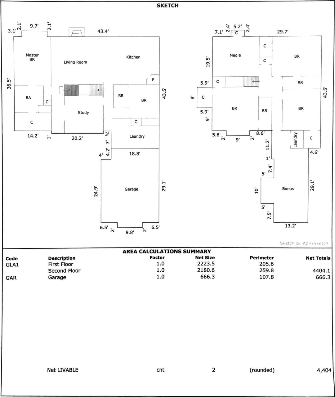 Custom-Built Lake Oasis floor plan — 6880 Nantucket Cove floor 1