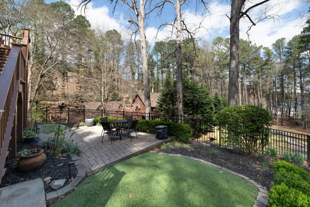 80 Backyard and View 1868 Buford Dam Rd at 1868 buford dam