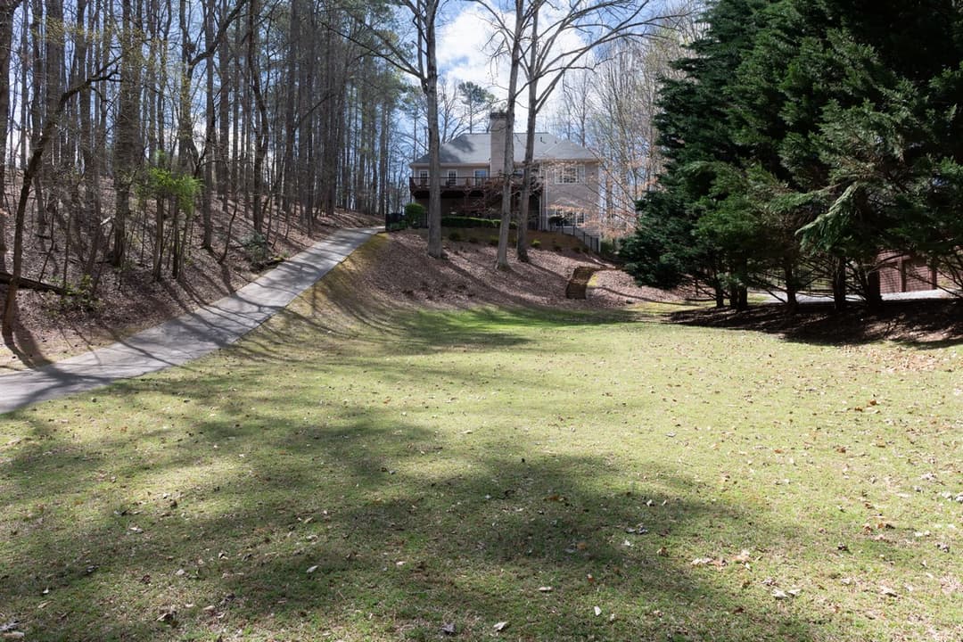 Backyard 1868 Buford Dam Rd at 1868 buford dam