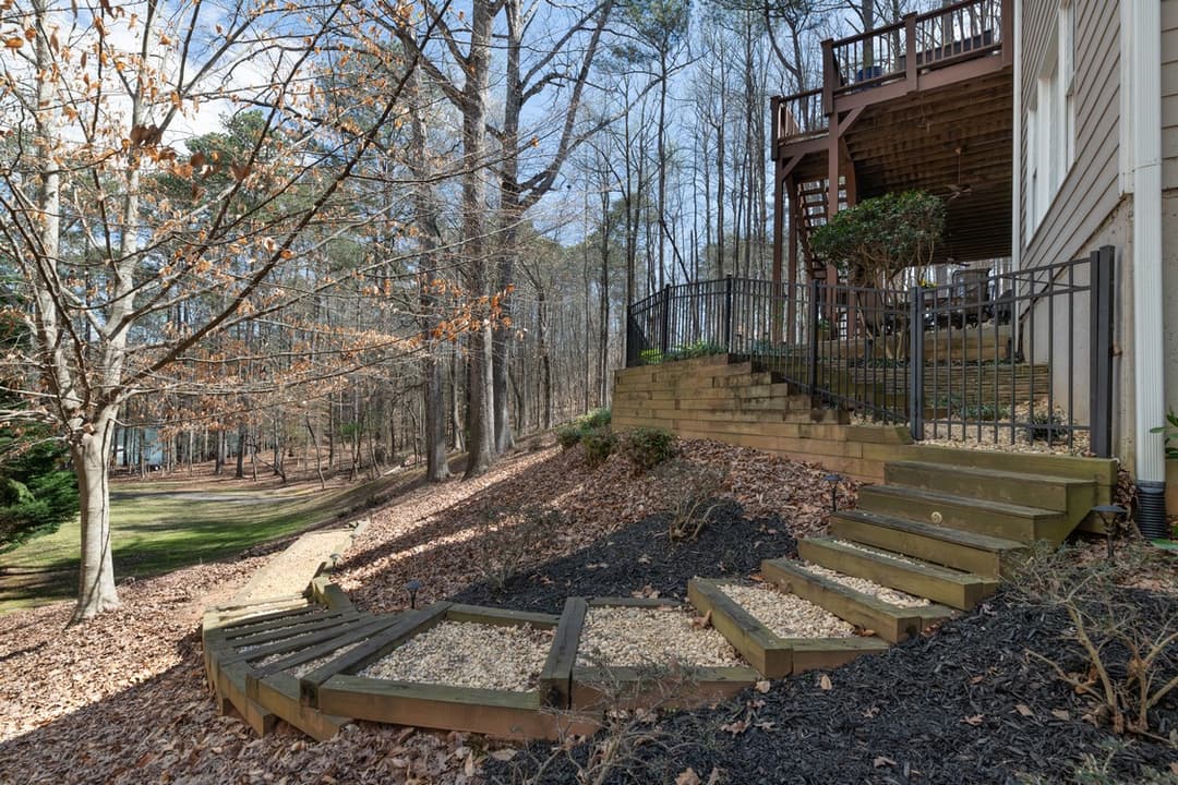 Backyard Landscaping 1868 Buford Dam Rd at 1868 buford dam