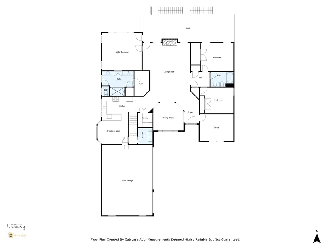 Completely Renovated Home on Lake Lanier floor plan — Main Level