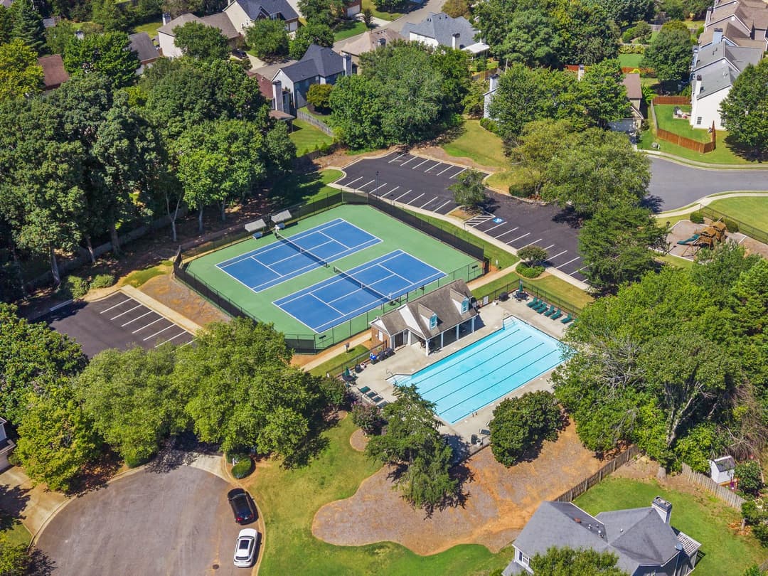 Aerial view 18 of 1010 Bradford Drive, Roswell GA — Crabapple Creek neighborhood