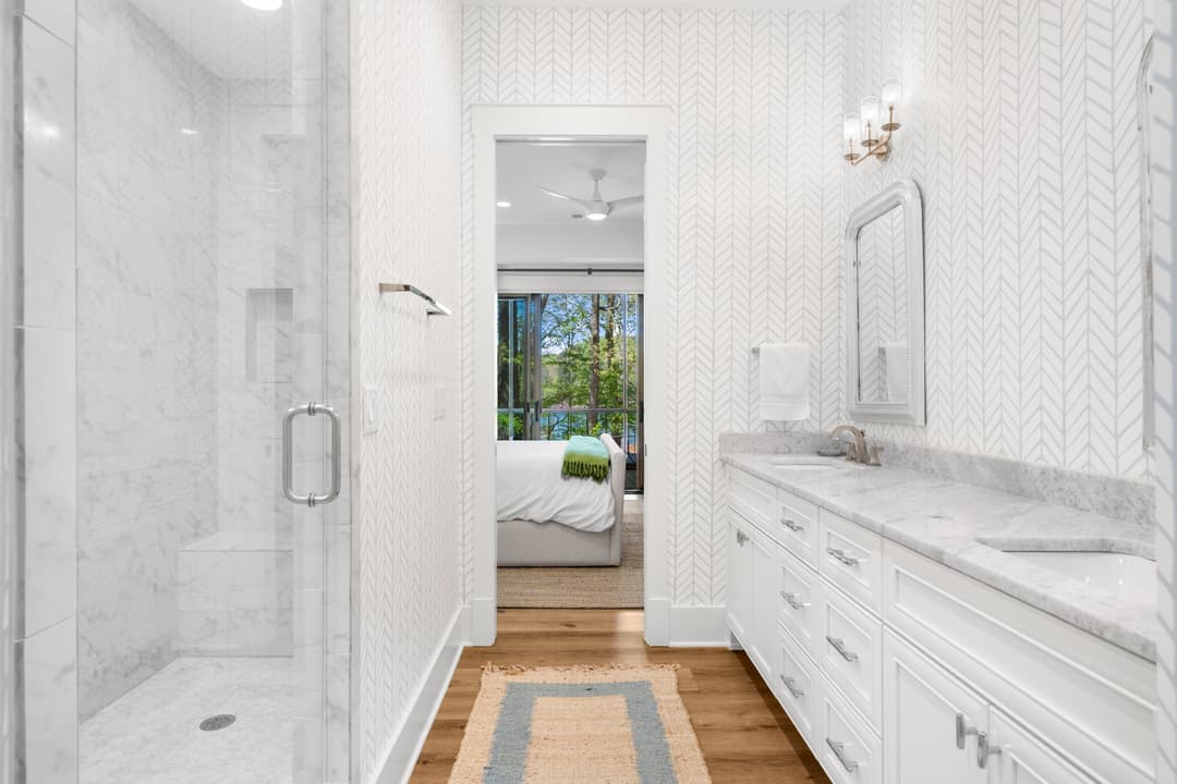 Built-in bunk room sleeping six — designed for cousins, kids, and weekend guests