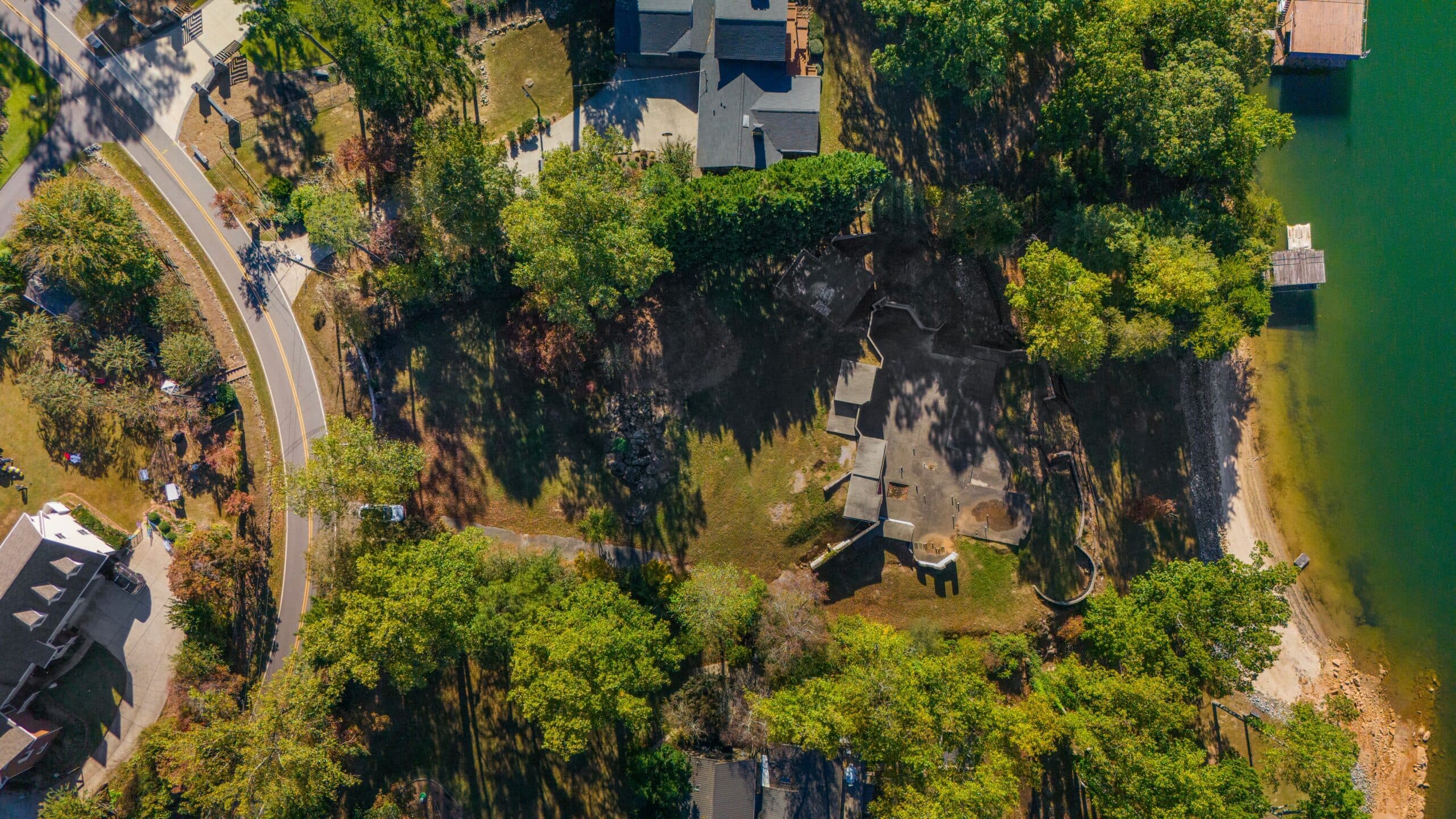 Grace Manor on Lanier aerial view