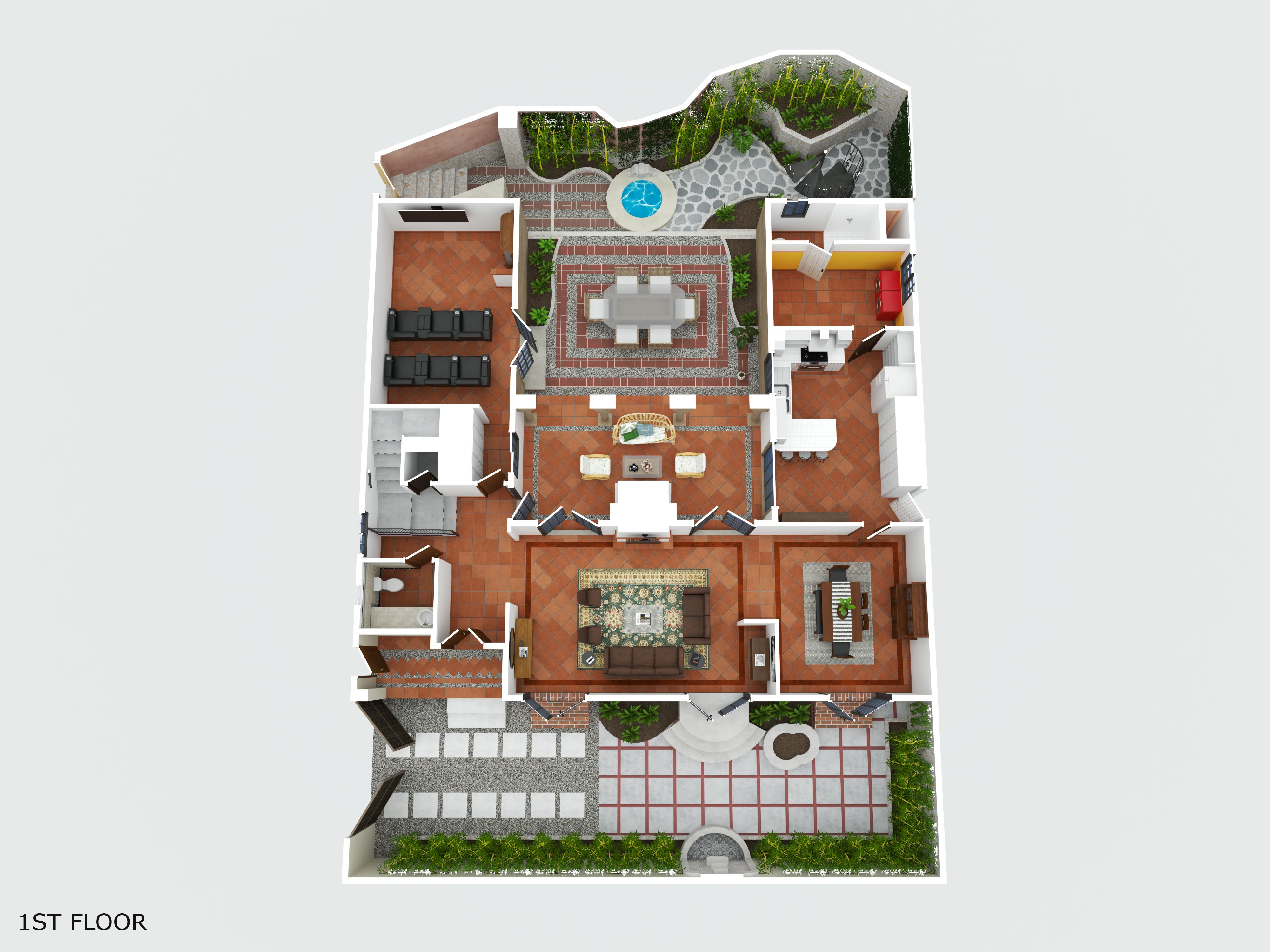 First Floor — 3D