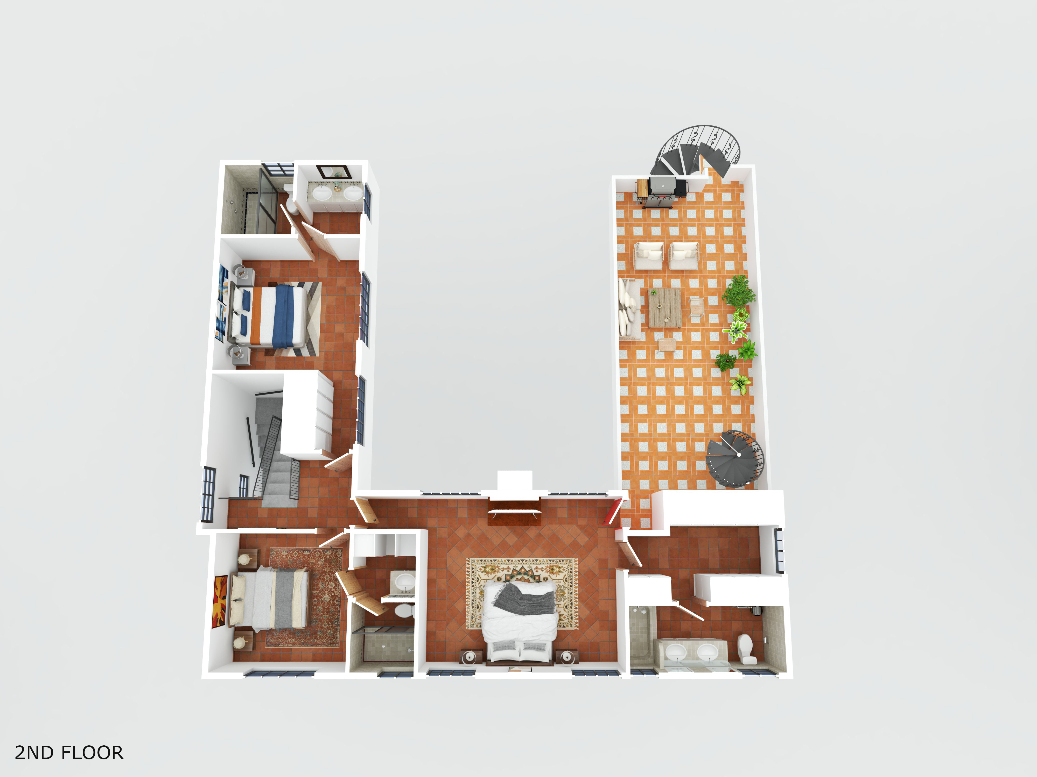 Third Floor — 3D