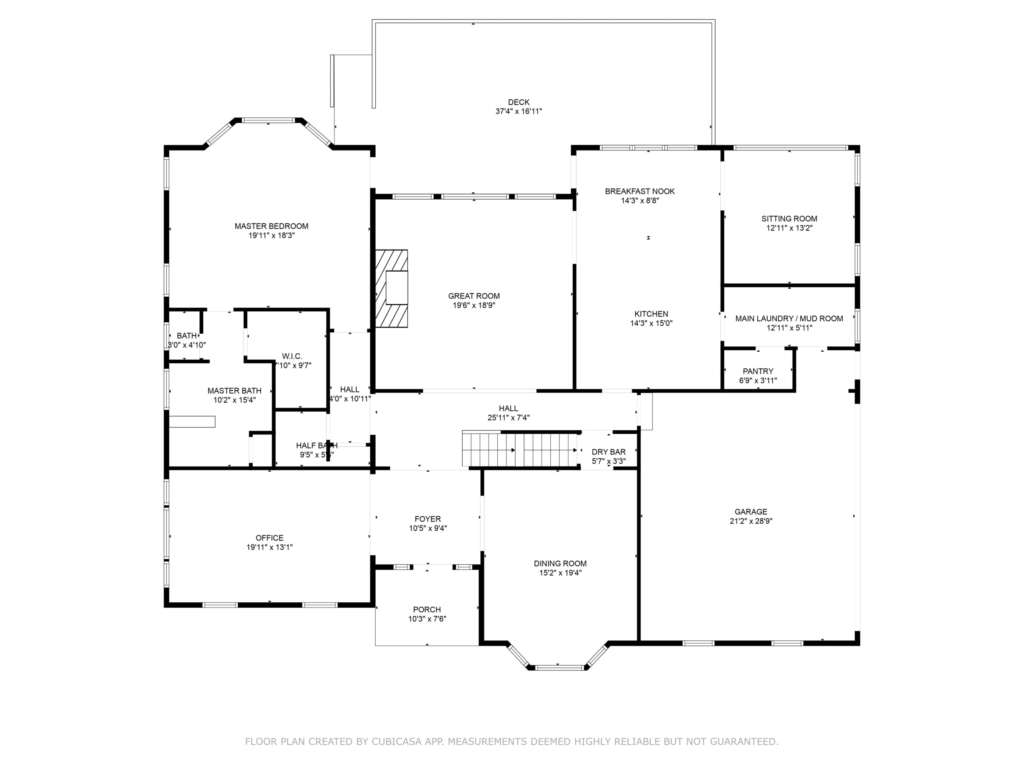 Main Level Floor Plan