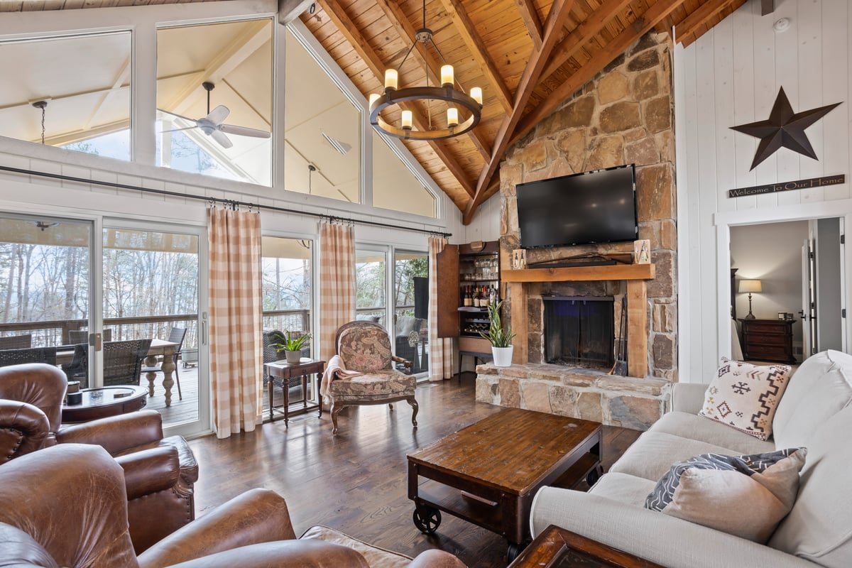 Stunning Farmhouse on Deep Water — 7725 Chestnut Hill Rd, Cumming GA 30041